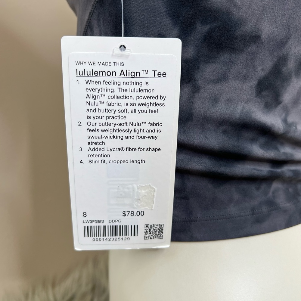 SOLD EVENT Lululemon align tee - Picture 3 of 3